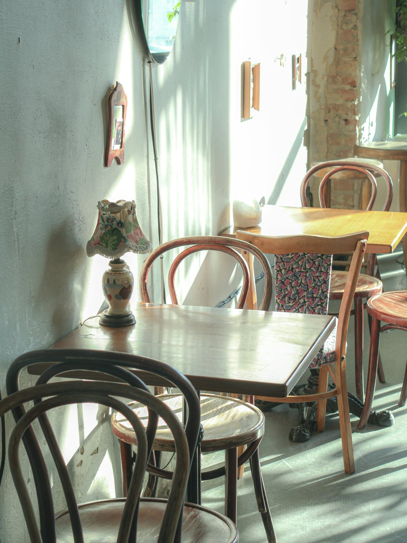Post de Instagram: interior del local